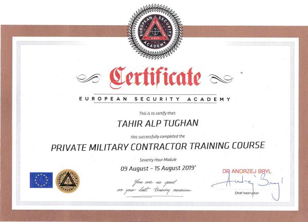 SERTİFİKALAR VE BELGELER