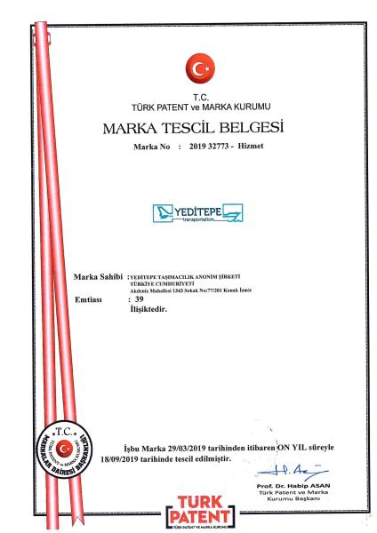 SERTİFİKALAR VE BELGELER