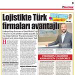YENİ ASIR - LOJİSTİKTE TÜRK FİRMALARI AVANTAJLI