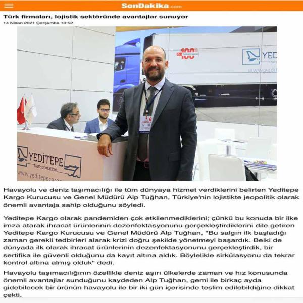 SON DAKİKA HABER - ''TÜRK FİRMALARI LOJİSTİK SEKTÖRÜNDE AVANTAJLAR SUNUYOR.''