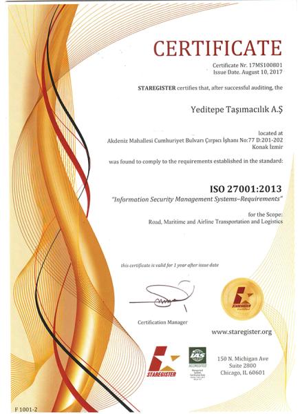 SERTİFİKALAR VE BELGELER