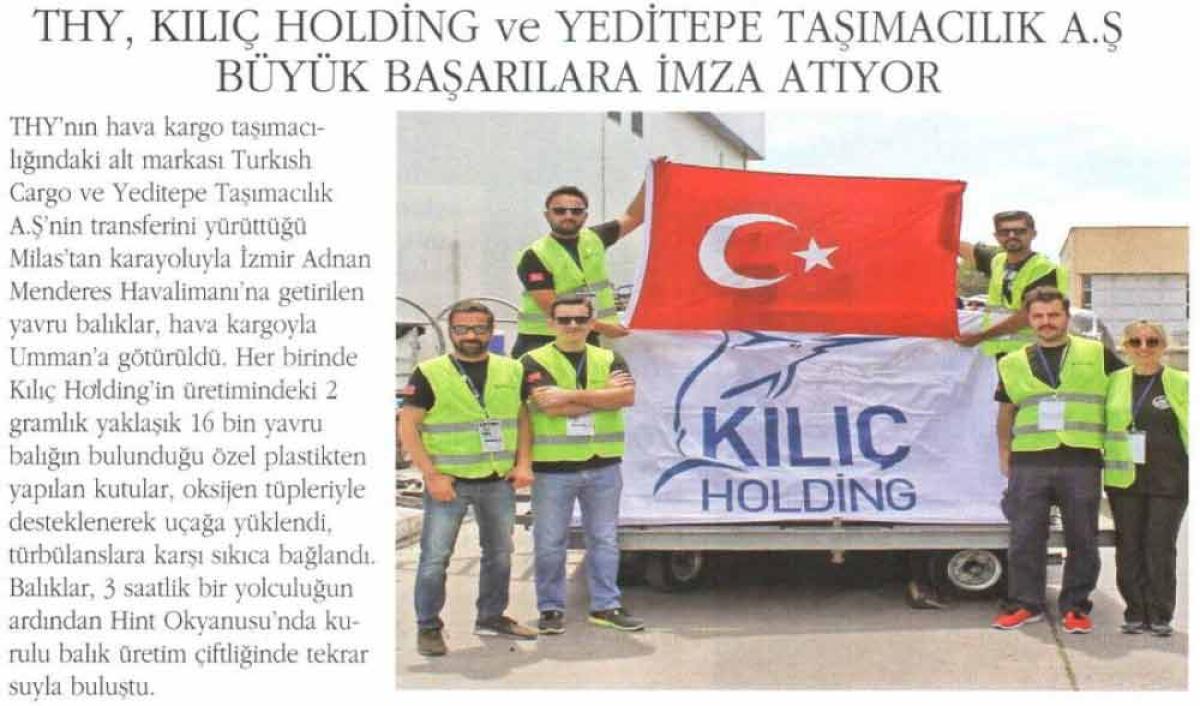 DİVA DERGİSİ - THY KILIÇ HOLDİNG ve YEDİTEPE TAŞIMACILIK A.Ş BÜYÜK BAŞARILARA İMZA ATIYOR