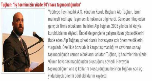 KARGO HABER - İŞ HACMİMİZİN %90'I HAVA TAŞIMACILIĞINDAN