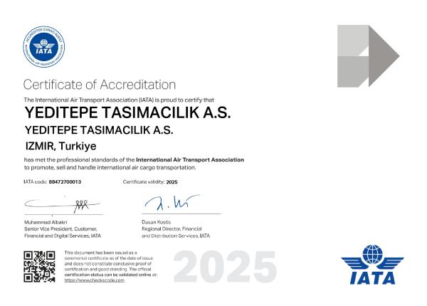 SERTİFİKALAR VE BELGELER